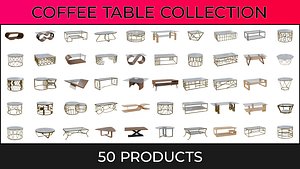Coffee Table Collection 3D model