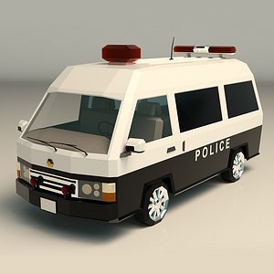 3D police van