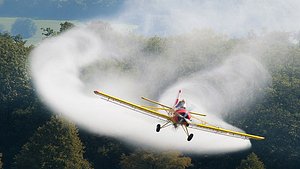 Aerial application 3D model