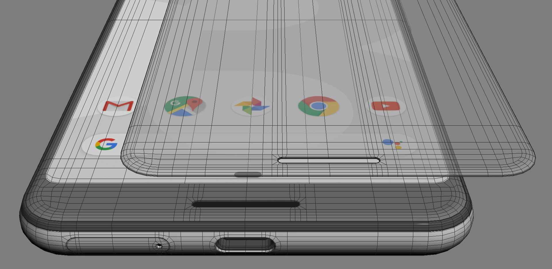 google electronics 3D model https://p.turbosquid.com/ts-thumb/3d/t3gsVB/2GZ93giU/google_pixel_3_mesh_09/jpg/1543536509/1920x1080/fit_q87/90a2d7e19293eef50af938161460acd38f9c78fc/google_pixel_3_mesh_09.jpg