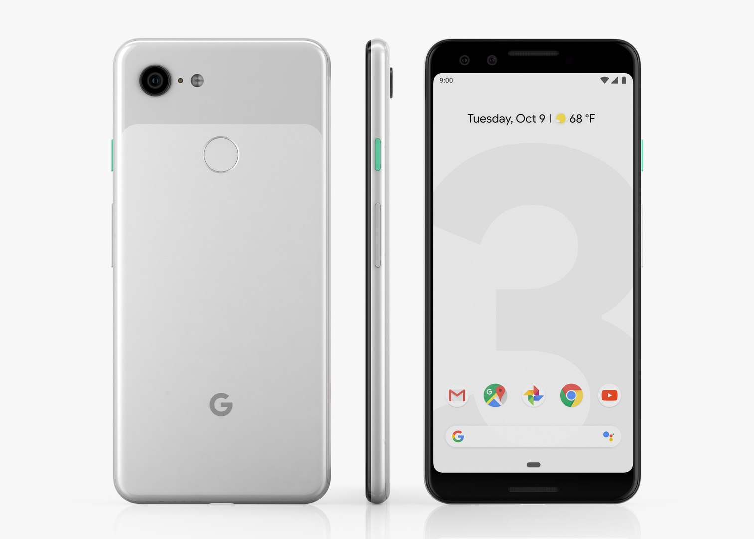 google electronics 3D model https://p.turbosquid.com/ts-thumb/3d/t3gsVB/lBJUAMJp/google_pixel_3_white_02/jpg/1543536510/1920x1080/fit_q87/74e75874e60a5ff5459080c89e15e436035b73d9/google_pixel_3_white_02.jpg