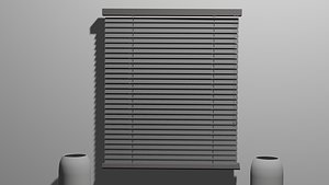 Office Curtain 3D model
