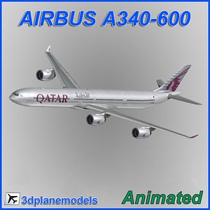 airbus a340-600 3ds