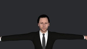 Tom Hiddleston  Hyper Realistic Full Body Fully Rigged 3D Character