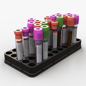 vacutainer tubes holder 3D model