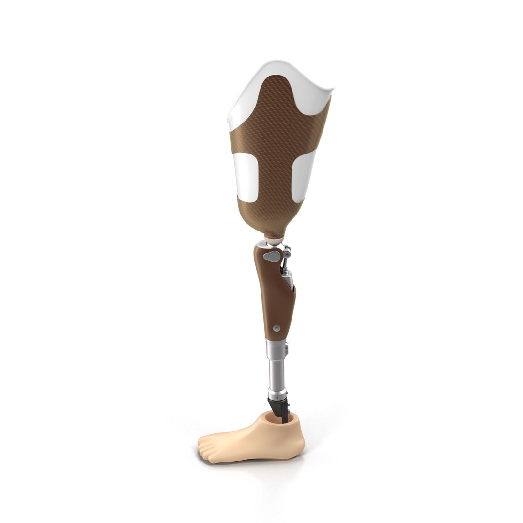 prosthetic leg 3d max