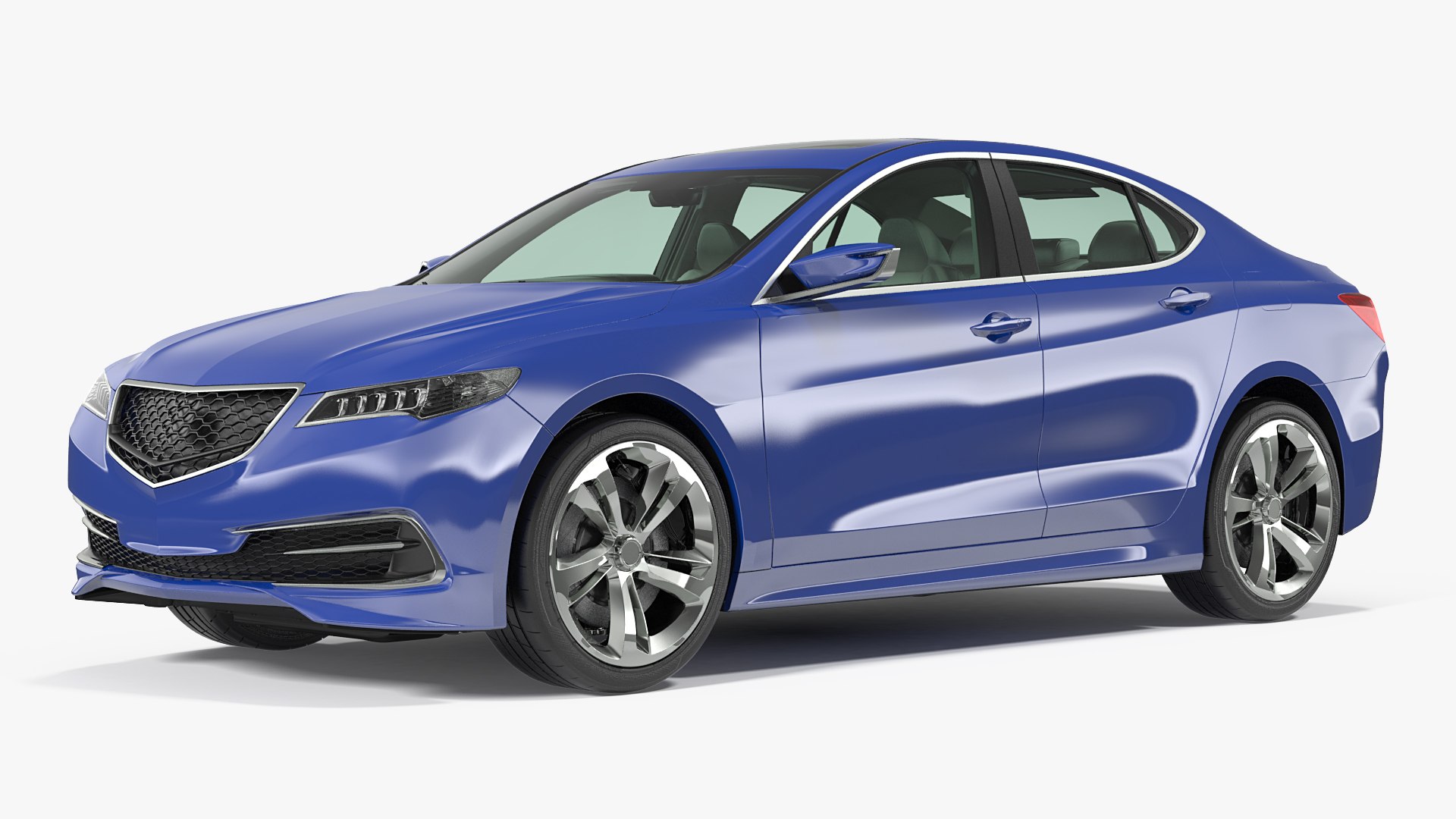 Luxury Sedan Generic 3D model preview