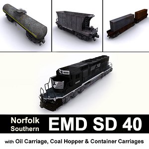 EMD SD 40 and carriages NS