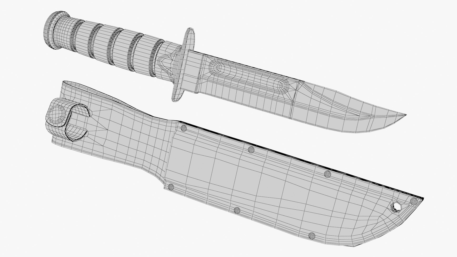 Kabar Knife 01 B Model - TurboSquid 2218023