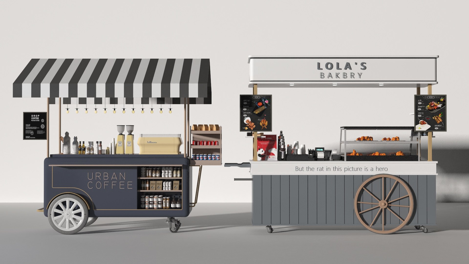 供应商推车 23D模型 - TurboSquid 2150627