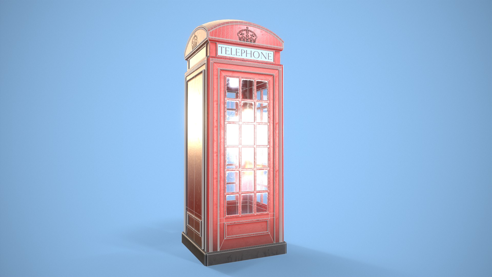 Telephone Box 3D Model - TurboSquid 1775225