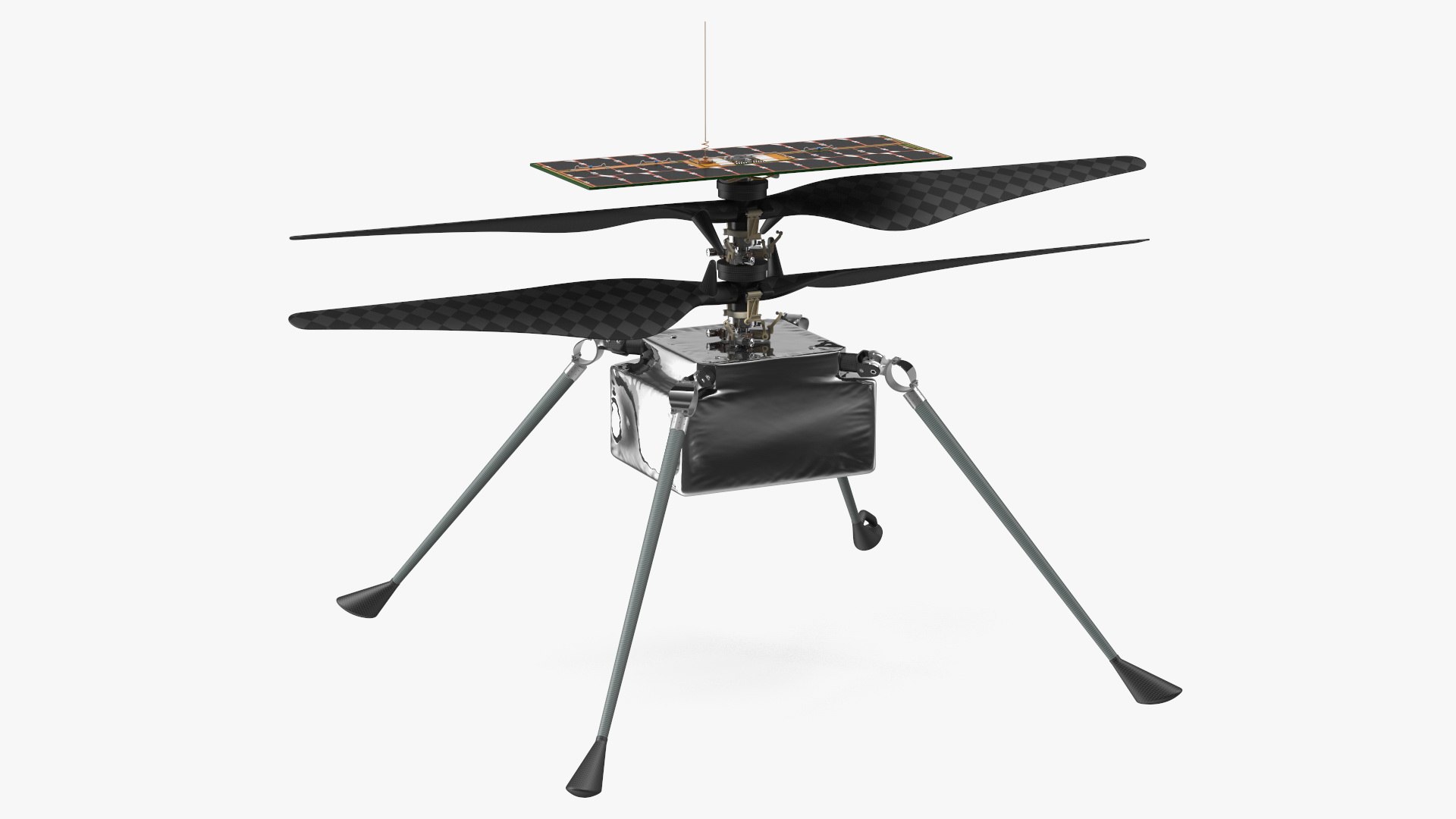 Ingenuity Mars Robotic Helicopter 3D model preview