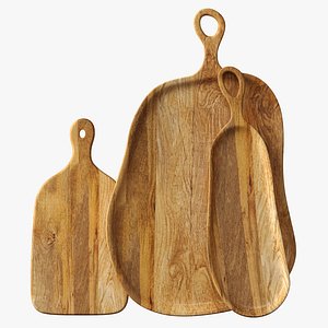 Mango wood cutting board for kitchen