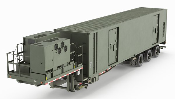 modelo 3d Centro de operaciones de la batería Typhon del ejército de EE ...