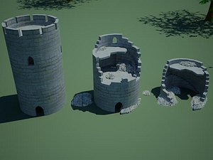 watchtower tower 3d model