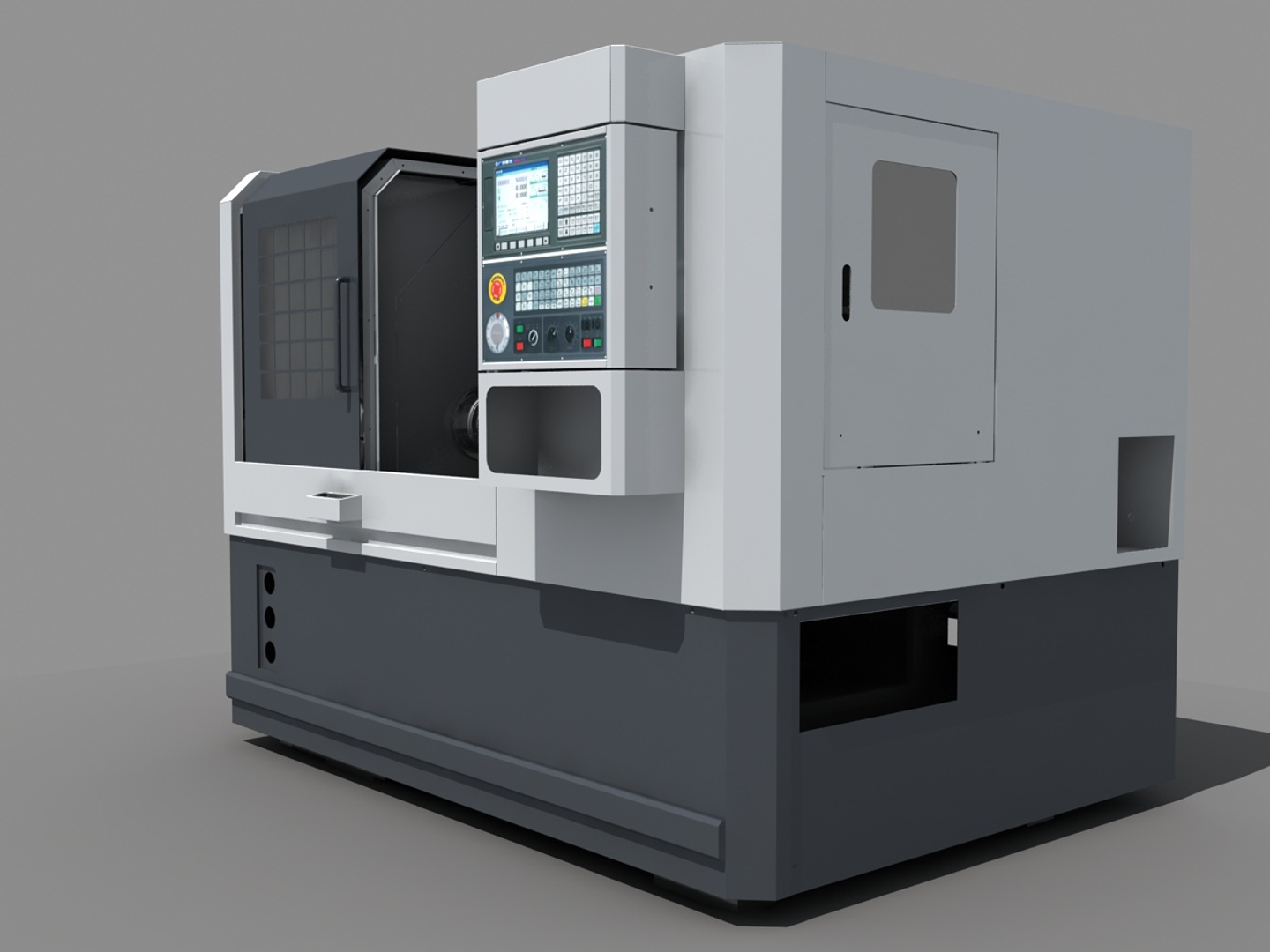 3D cnc machine tool 01 - TurboSquid 1193891