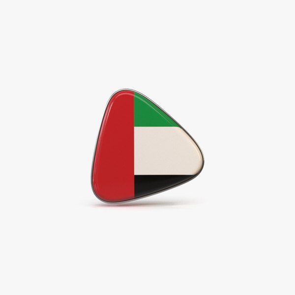 Modelo 3d United Arab Emirates Flag Icon Turbosquid 2058988