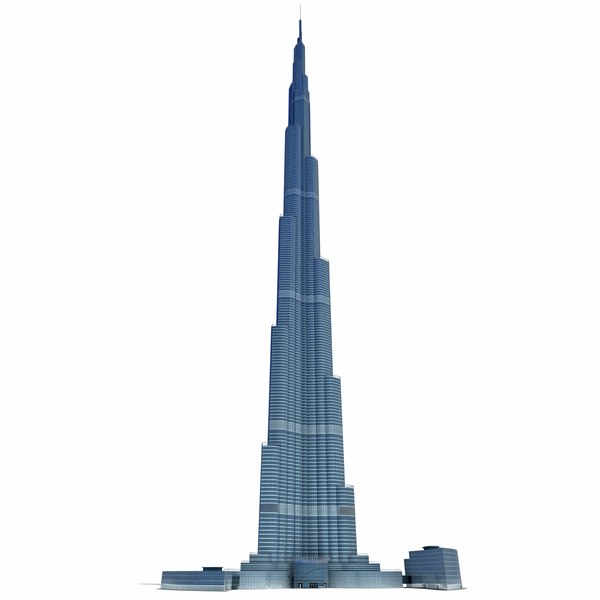 3d model accurate burj khalifa