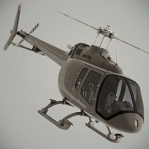 Bell 505 Jet Ranger X Gray