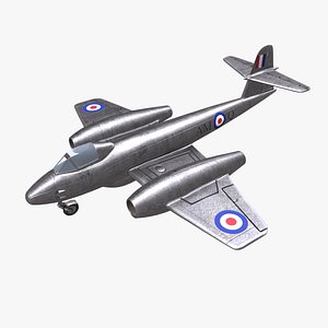 Gloster Meteor Low-Poly PBR
