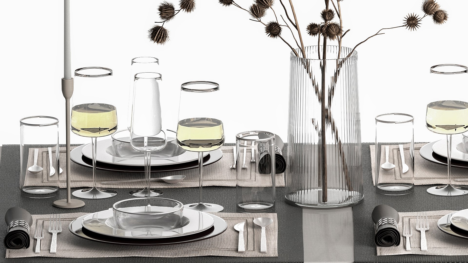 Solemn Table Setting In Eco Style Dried Flowers 3D https://p.turbosquid.com/ts-thumb/3e/VBPWXT/Py/1tablesetting1505202208/jpg/1652622548/1920x1080/fit_q87/82513d1899f36d7b684a5ecdf62068f6da758942/1tablesetting1505202208.jpg