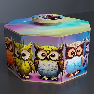 Eight sided giftbox model