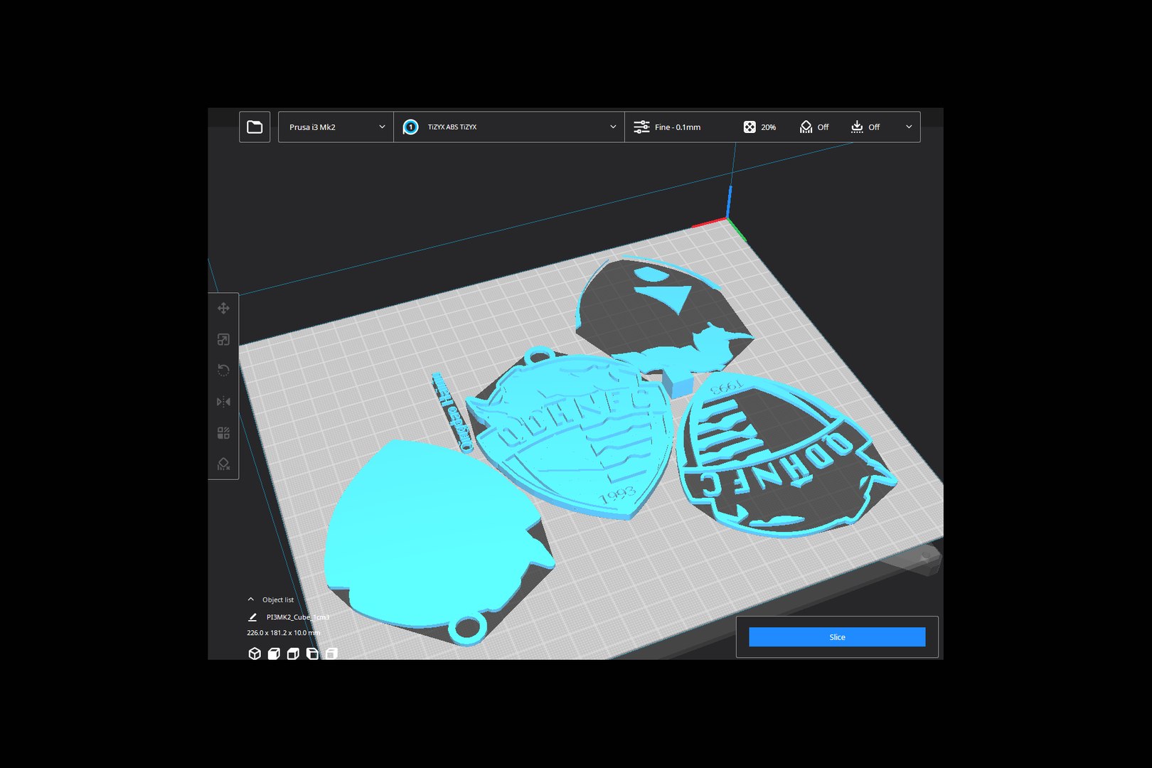 3D Qingdao Hainiu Logo Shield Printable Keychan And Renderable Model ...