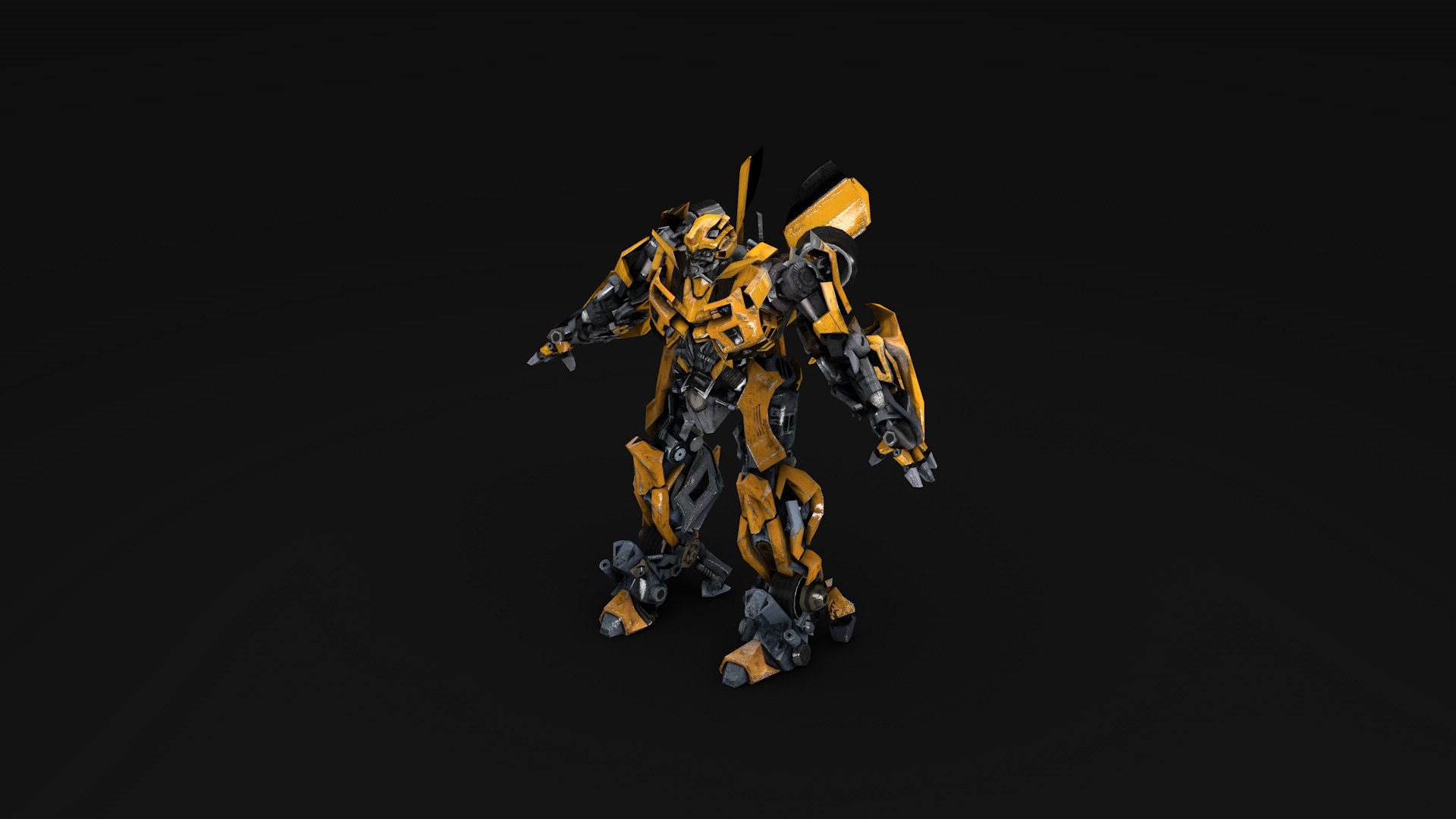 3D Model Bumblebee Transformer - TurboSquid 1837534