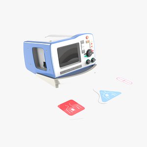 Defibrillator with Pads