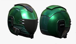 helmet sci fi 3D model