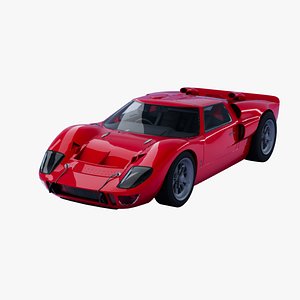 3D Ford GT40 Mk II 1966 model