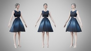 3D model Dress 33 Digital Horizon Weave v3