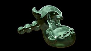 3D model Devil Cow Skull Bong
