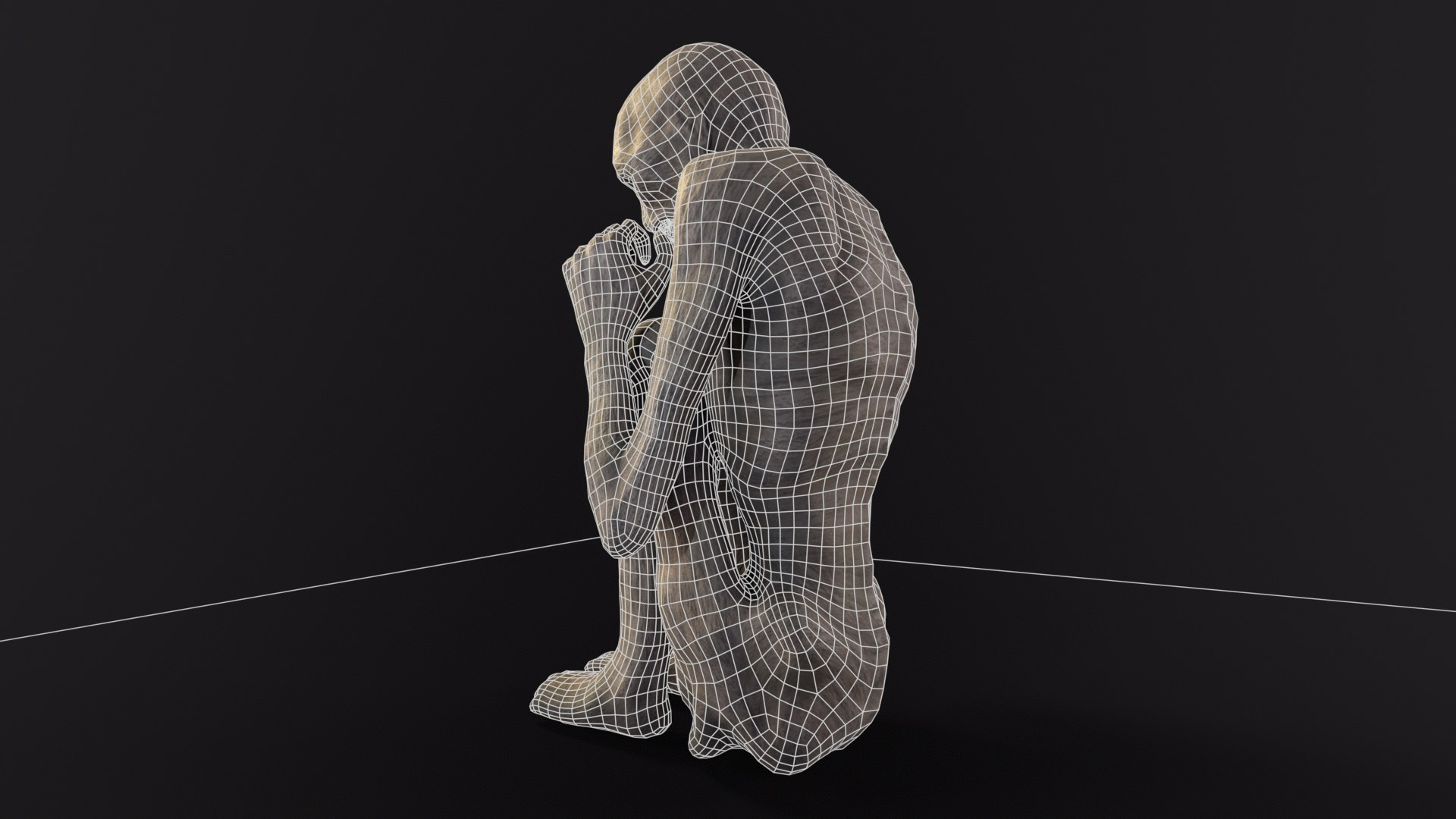 3d Naked Mummified Corpse - Turbosquid 2175244