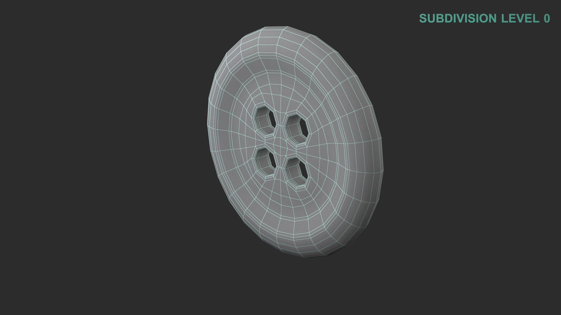 3D Cloth Button - TurboSquid 2134483