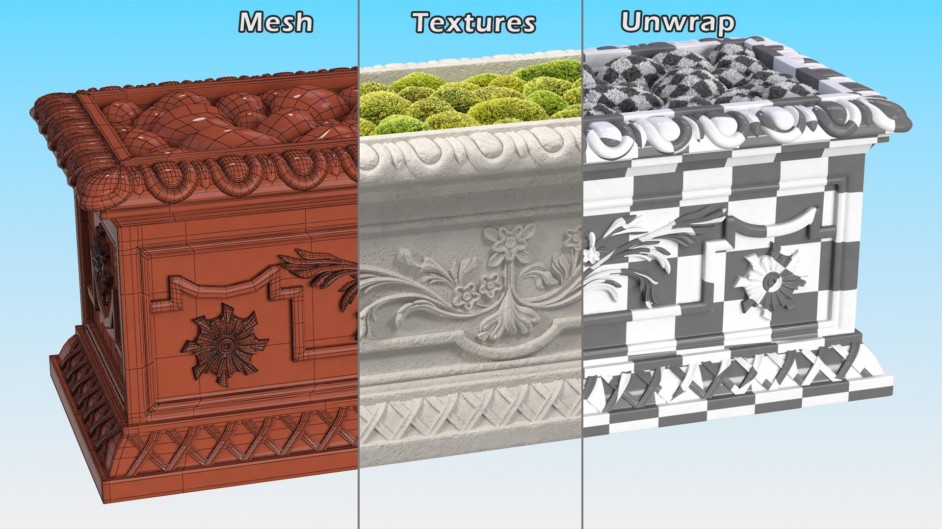 3D Trough Planter With Moss Garden h30 model https://p.turbosquid.com/ts-thumb/3e/mcXLtn/sd/troughplanterwithmossgardenh303dsmodel017/jpg/1660285513/1920x1080/fit_q87/a90317d4c37d59389c646edbd2f90ac4109f80af/troughplanterwithmossgardenh303dsmodel017.jpg
