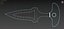 Shadow Dagger - Low Poly for Games and 3D Printers