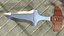 Shadow Dagger - Low Poly for Games and 3D Printers