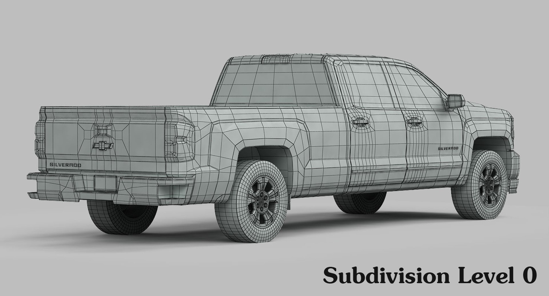 3d 3ds Chevrolet Silverado 1500 Pickup