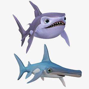 Cartoon Shark Collection model