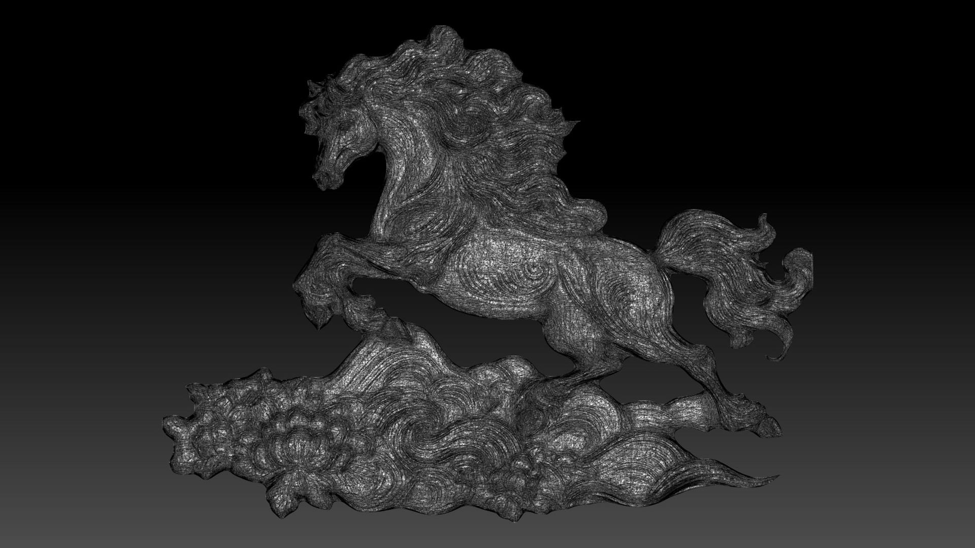 3D Horse Bas Relief 240510 01 3D Print Model - TurboSquid 2292118
