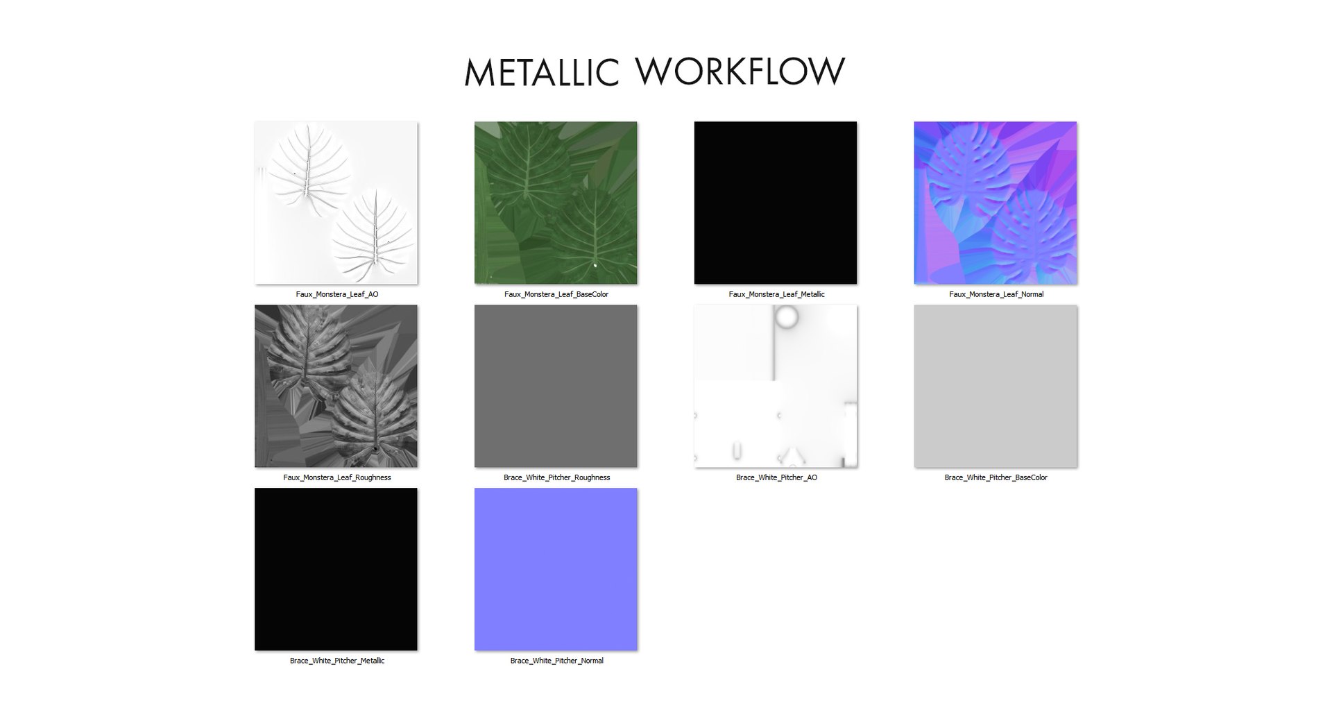 realistic faux monstera leaf 3D model https://p.turbosquid.com/ts-thumb/3e/yDTL27/e9U4TODY/textures_metallic/jpg/1572183120/1920x1080/fit_q87/0dbb85219446fd336ef7cb582dd410c198b7eddd/textures_metallic.jpg
