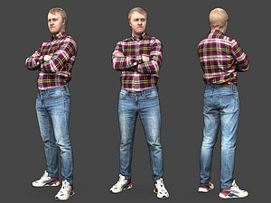 stylized character model