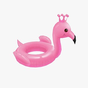 3D Swimming Ring Low Poly
