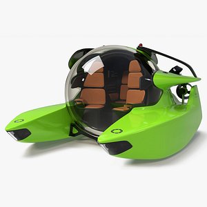 Aston Martin Luxurious Personal Submarine Green