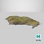 Steep Coast Beach  - 3D PBR Model4