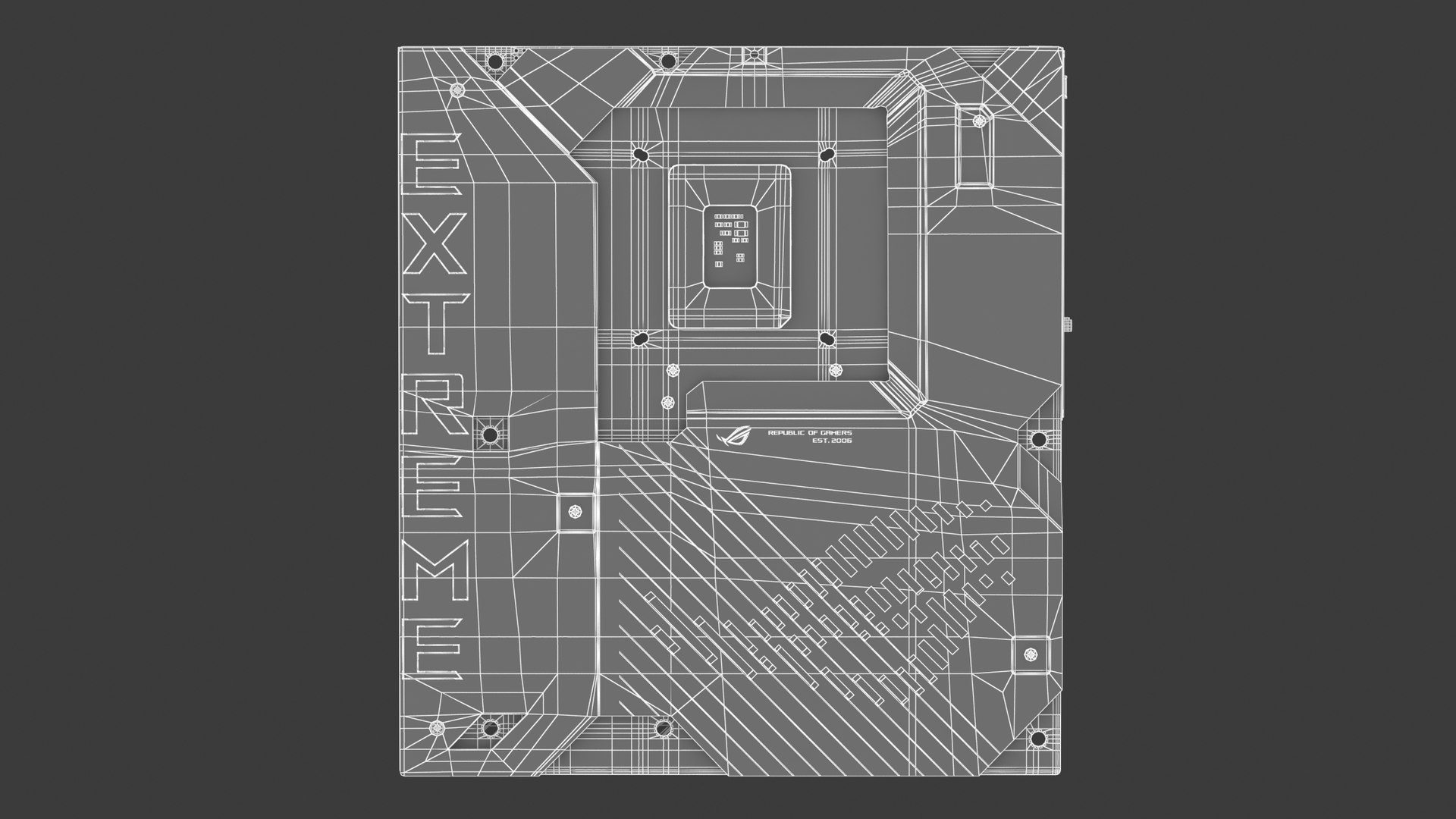 3D Asus Rog Maximus Z790 Extreme Motherboard TurboSquid 2292682