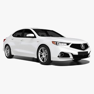3D Acura TLX A-Spec