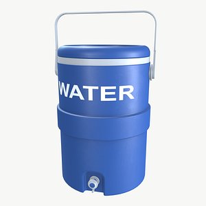 3D water cooling jug model