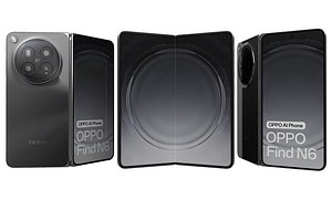 Oppo Find N6 Pearl Black 3D model